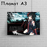 Плакат А3, Вбивця Акаме 4