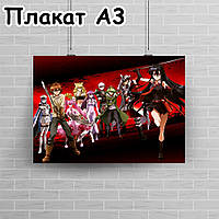 Плакат А3, Вбивця Акаме 3