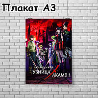 Плакат А3, Вбивця Акаме 8