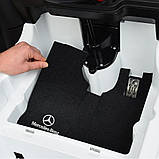 Дитяча електромобіль-ва вантажівка Mercedes Benz M 4208 з пультом радіокерування для дітей 3-8 років Білий, фото 7