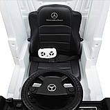 Дитяча електромобіль-ва вантажівка Mercedes Benz M 4208 з пультом радіокерування для дітей 3-8 років Білий, фото 4