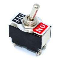 Тумблер KN3(B)-201 (ON-OFF) TCOM, 4pin, 6A, 250VAC, фото 3