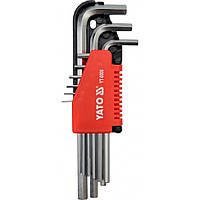 Ключи Шестигранные(1,5-10 мм)Имбусовые Набор(Комплект)9 шт YATO YT-0500