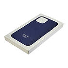 YUF Чехол Leather Case with MagSafe для Apple iPhone 12 Pro Max  03 тёмно-синий, фото 3