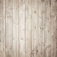 Фото-фон вініловий 100х100см "Дерев'яна дошка сіро-коричнева", фон для предметної зйомки ПВХ (банерна тканина)