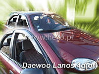 Дефлекторы окон (ветровики) Deawoo Lanos 4D,5D (клеющ-ся 4шт) (Heko)