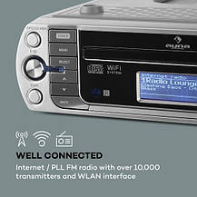 Кухонне Інтернет радіо Auna KR-500 CD Wi-Fi, Німеччина, фото 2