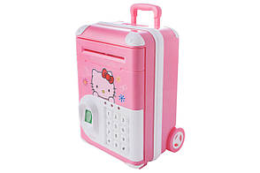 Дитячий сейф-скарбничка з відбитком пальця і кодовим замком Hello Kitty