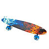 Скейт Пенні Борд з принтом Англія FISH оригінал LED(Пенни лайт), фото 8