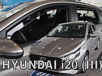 Дефлекторы окон (ветровики) HYUNDAI i20 - 4D 2020 5D 4шт (Heko)