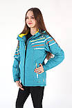 Жіноча зимова куртка оригінальна Snow headquarter термокуртка гірськолижна тепла на зиму, фото 4