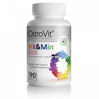 Вітаміни та мінерали Ostrovit 100% Vit&Min (90 tabs)