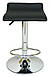 Стілець для візажиста барний високий табурет стільчик для бровиста високий B-003 чорний Хокер, фото 2