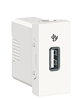 Розетка USB, 1М, біла, Unica New Schneider Electric
