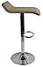 Стілець візажиста високий барний табурет з регулюванням стільчик для бровиста високий B-003 темно-бежевий, фото 5
