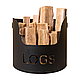 Набір кошиків для дров Bonfire LB03B Чорна з жароміцного металу, фото 4