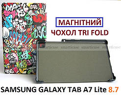 Молодіжний чохол (граффіті) на Samsung Galaxy tab A7 lite (SM-T220 SM T225) ivanaks tri fold grafity