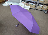 Кишенькова парасолька жіноча у футлярі капсула YuzonT 18 см, міні парасолька механіка фіолетова, парасолька капсула компактна, фото 5
