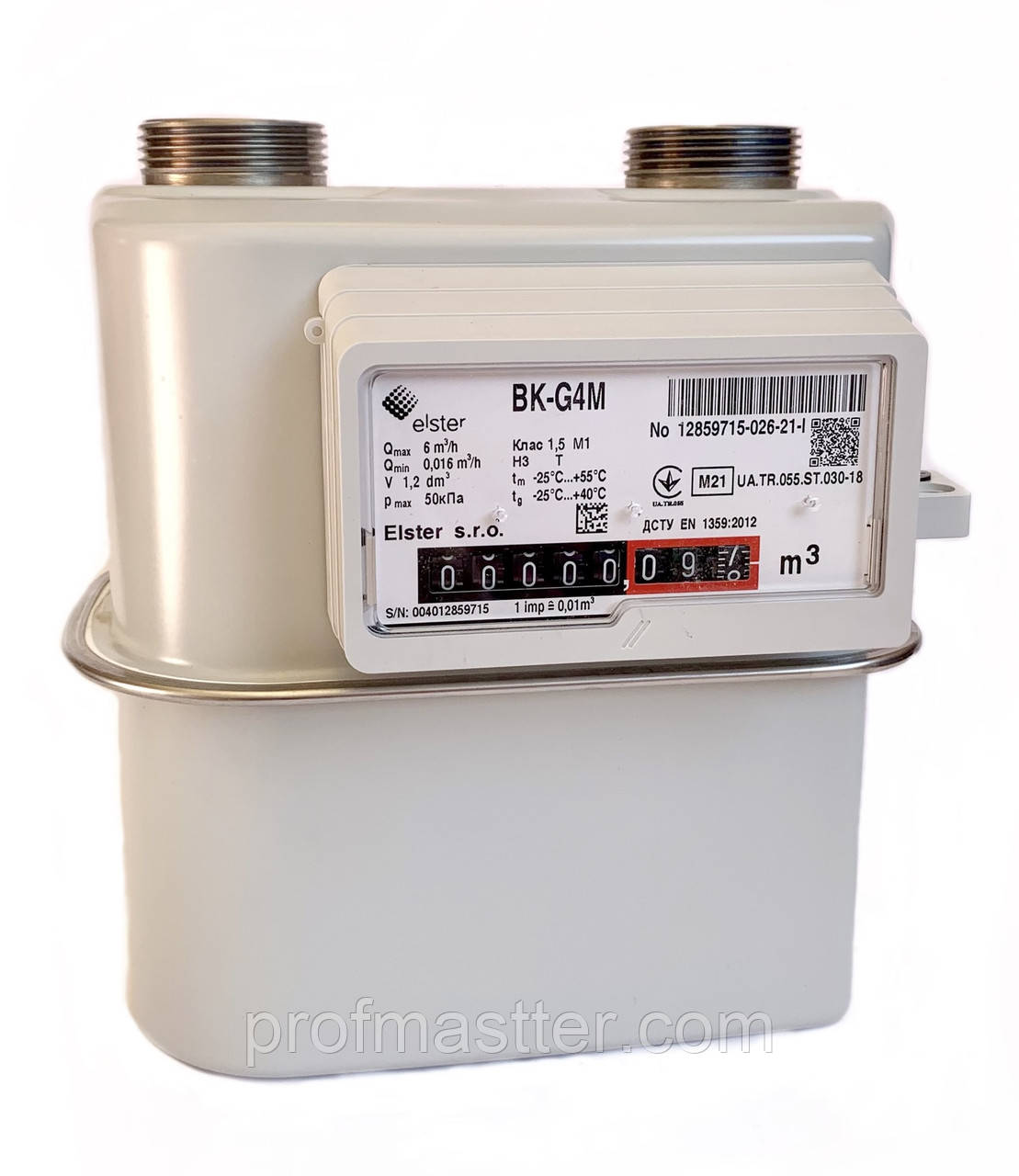 Лічильник газу мембранний Elster BK-G4М