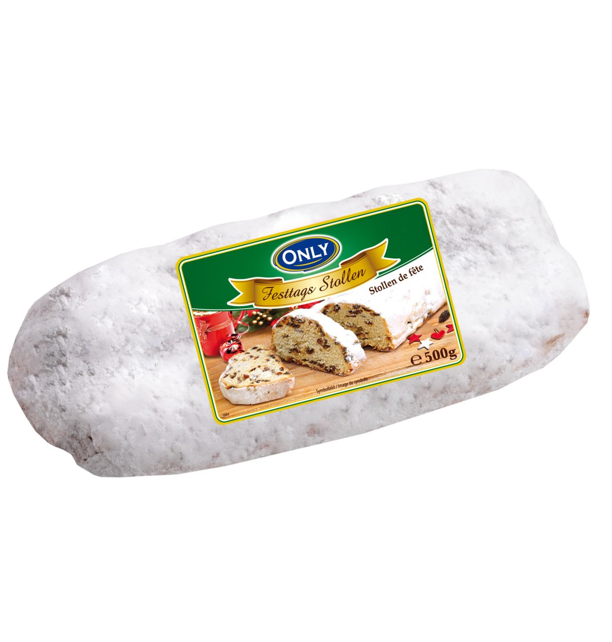 Кекс з Цукатами та Родзинками Різдвяний Stollen Festtags Only 500 г Австрія