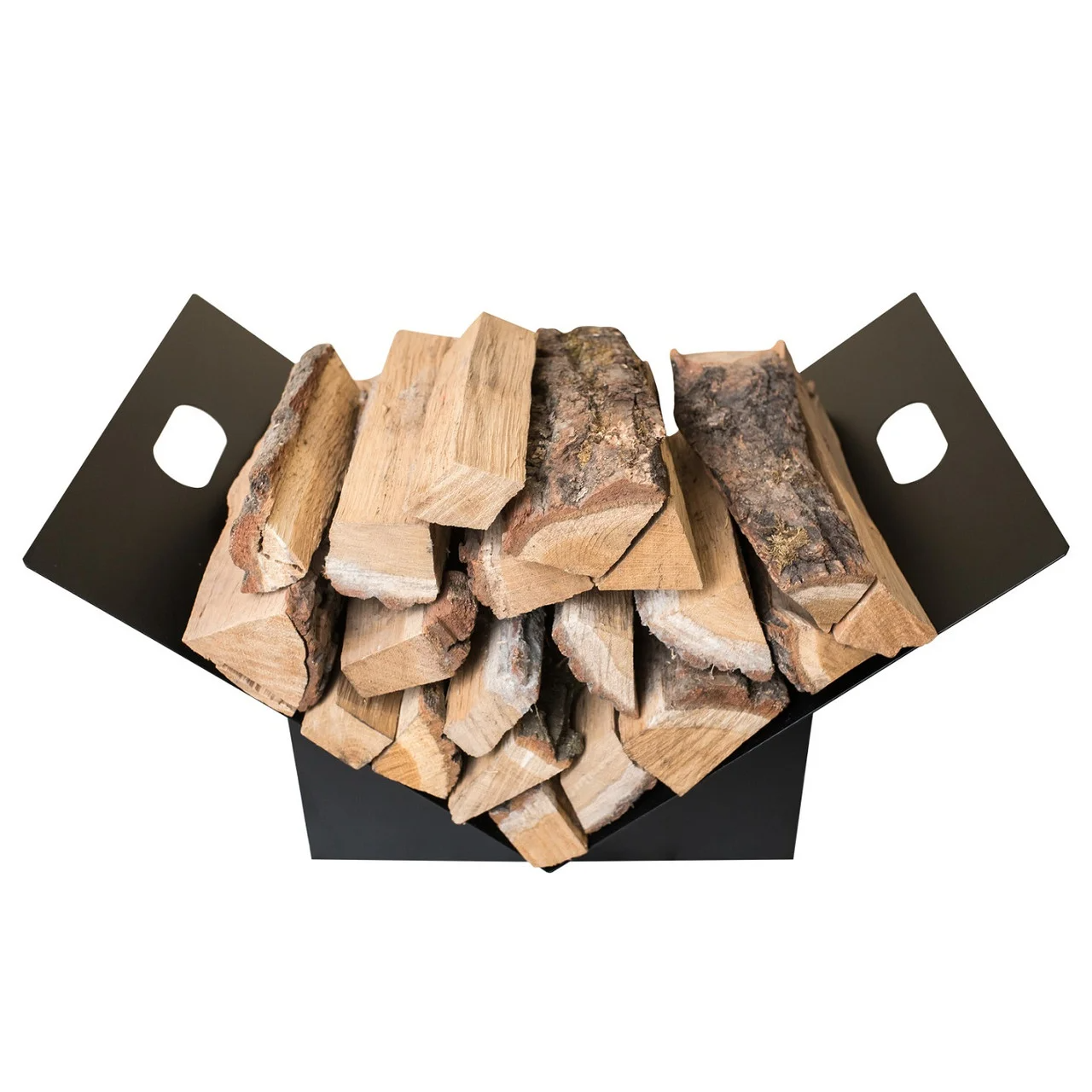 Подставка для дров Bonfire H187B Черная из жаропрочного металла, цена ...