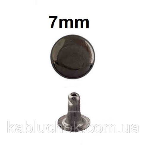 Хольнітен 7 мм односторонній, темний нікель, фото 1