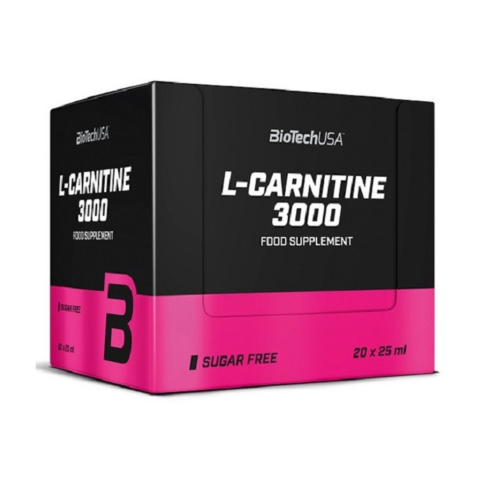 Карнітин L-Carnitine Ampule 3000 (20 x 25 мл) BioTech USA