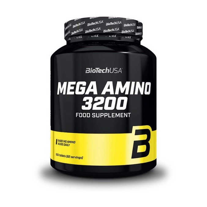 Амінокислоти Mega Amino 3200 (500 таб.) BioTech USA