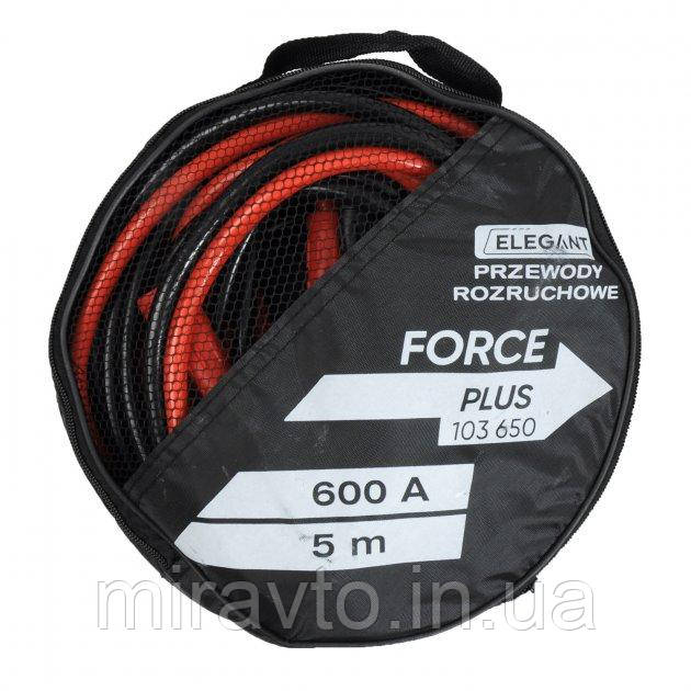 Пускові Проводу 600А 5м "ELEGANT PLUS" 103 650 ! Сумка (від -40 до !80°C)