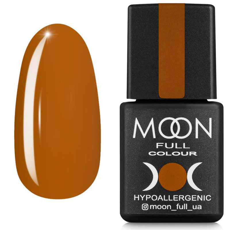 Гель лак Moon Full Fashion color №234 буро-помаранчевий, 8 мл.