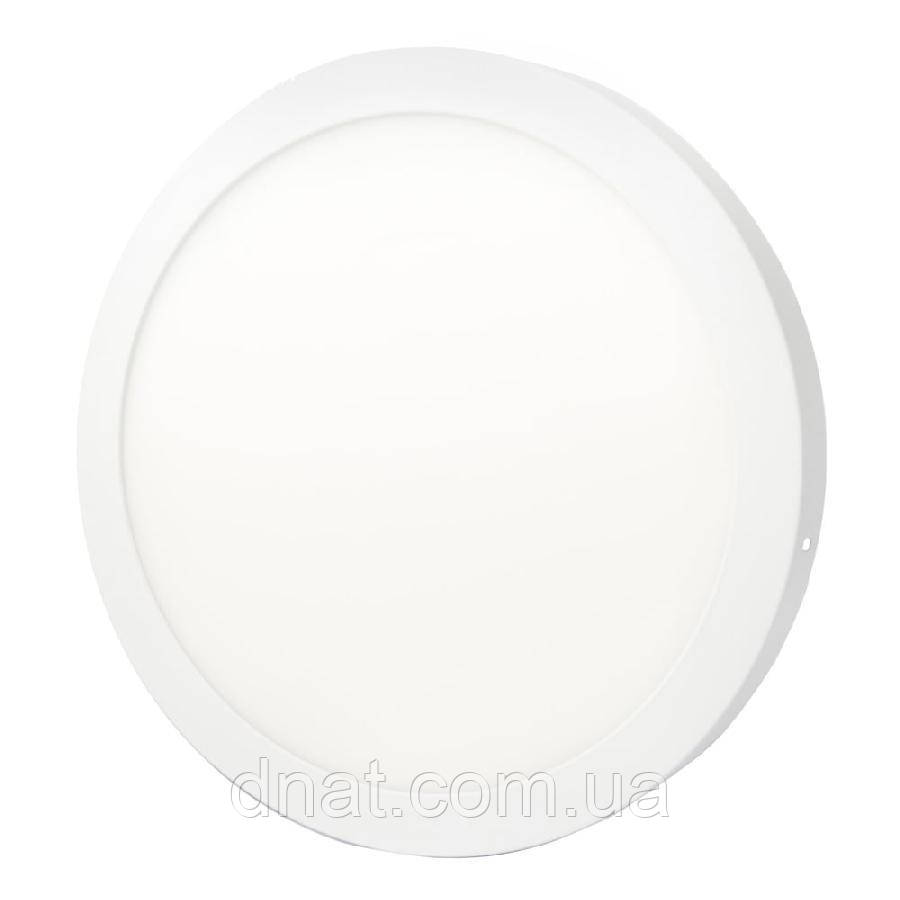 Світильник точковий накладний ЄВРОСВЕТ 24 Вт круг LED-SR-300-24 6400 К, фото 1