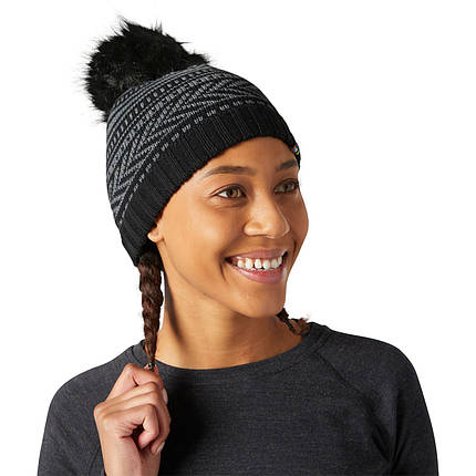 Шапка жіноча Smartwool Chair Lift Beanie (Black), фото 3