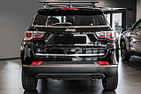 Декоративна хром.смужка на кришку багажника для Jeep Compass II 2017+, фото 10