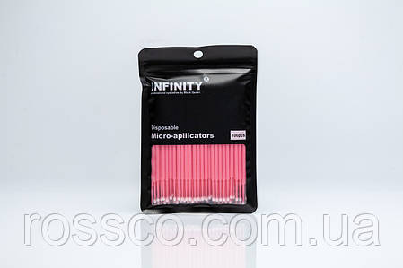 Микробраши рожеві в пакетах 100 шт. (2 мм), фото 2