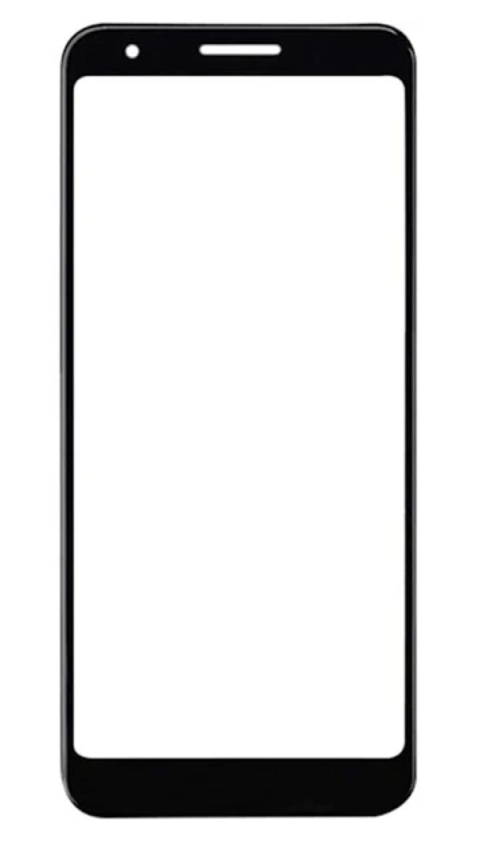 Скло дисплея для Google Pixel 3a XL колір чорний
