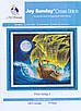Набір для вишивання за нанесеною на канву схемою  "Sailng". AIDA 14CT printed 57*52 см, фото 3