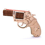 Дерев'яний 3D конструктор Револьвер Рейнджер з мішенями UnityWood Revolver Ranger 83 деталі 18 * 12 * 2,7 см (UW-010), фото 6