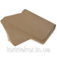 Папір для випікання бурий силіконізований 41х60 см Ціна за 1 аркуш, фото 1
