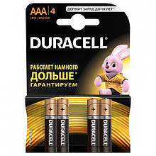 Батарейка Duracell LR03 блистар 1x4 шт (960 шт/ящ)