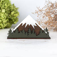 Деревянная салфетница "Гора Fuji"