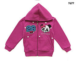 Утеплена кофта "Панда" для дівчинки. 98 см