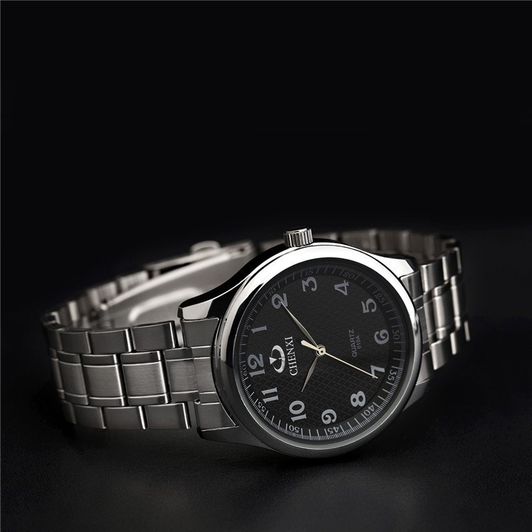 Мужские наручные часы из нержавеющей стали CHENXI CX-010A Черные - фото 3 - id-p1112962719