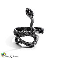 Кольцо змей змея в стиле панк ,унисекс , когти готическое кольцо