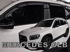 Дефлектори вікон (вітровики) Mercedes Glb-class (x247) 2019+ 4шт (Heko)