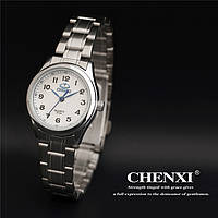 Стильные Женские наручные часы Chenxi Белый