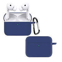 Силіконовий чохол для Honor Earbuds 2 SE | чохол + карабін | синій