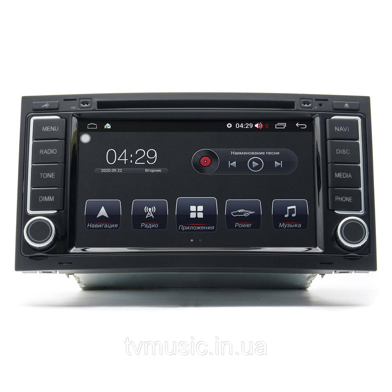 Штатна магнітола PRIME-X 7100/7 Volkswagen Touareg 2004-2010, Multivan T5 2008-2013
