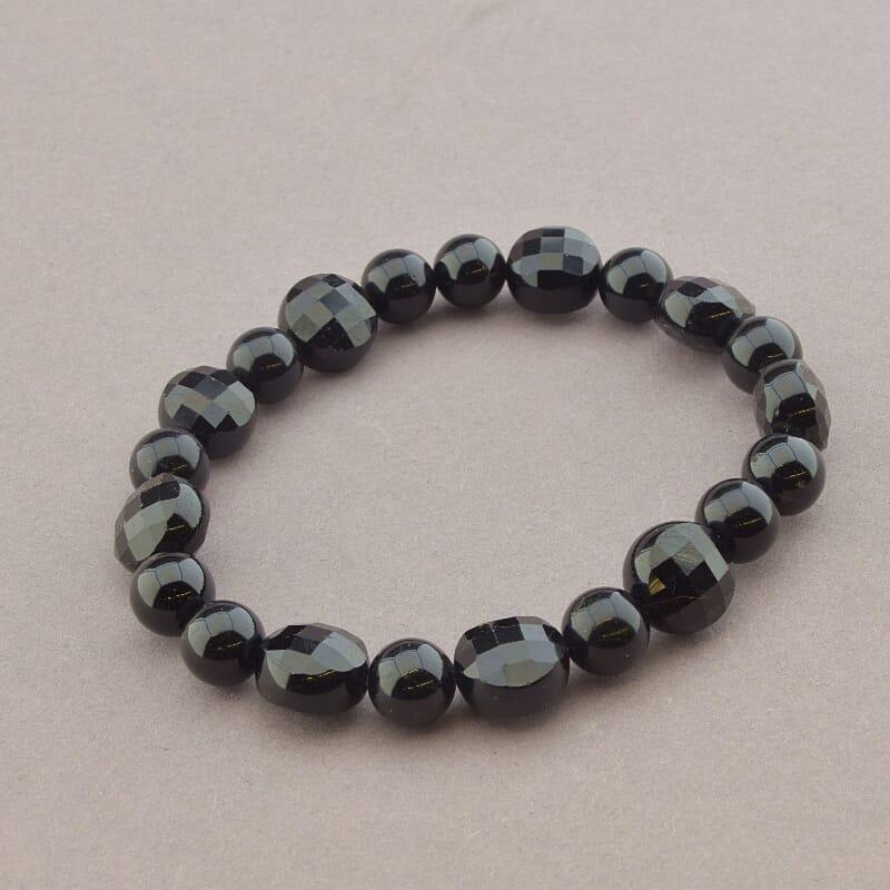 Браслет на руку натуральный камень Турмалін 19 сантиметрів, фото 1