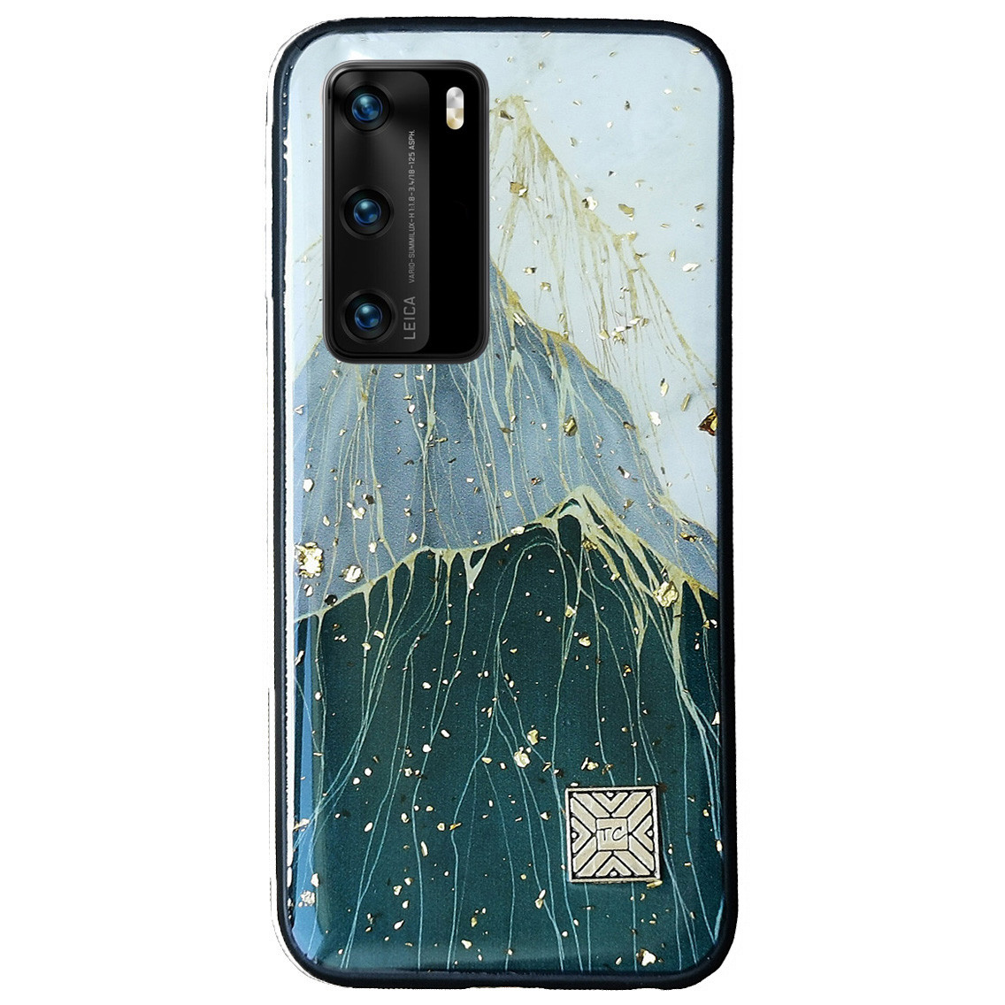 Чохол Epoxy Case для Huawei P40 Green Mountains, фото 1