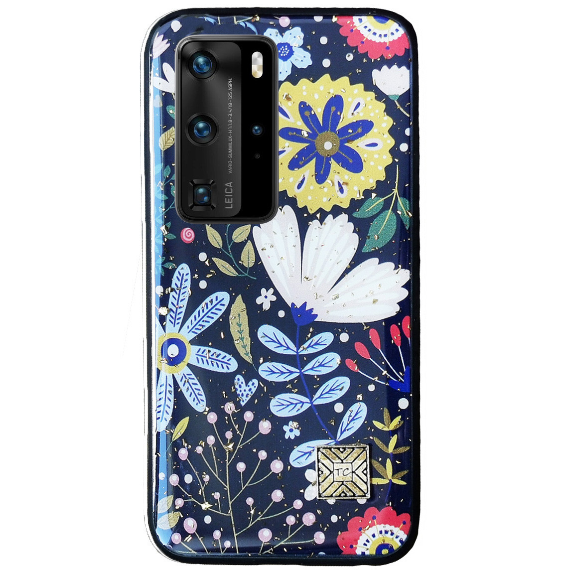 Чохол Epoxy Case для Huawei P40 Pro Flowers, фото 1